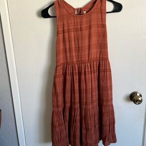American eagle rustic orange size small dress